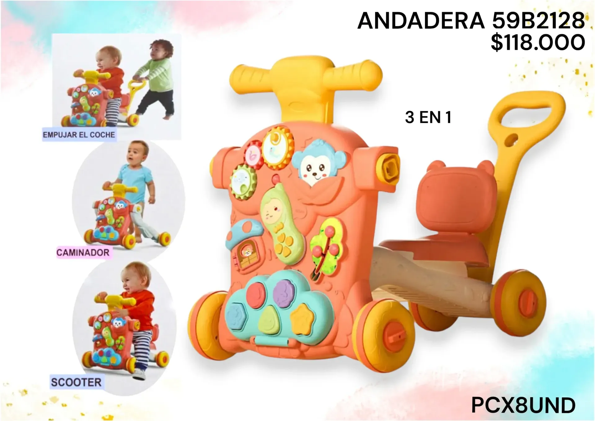 Andadera 59B2128 Pcx8Und