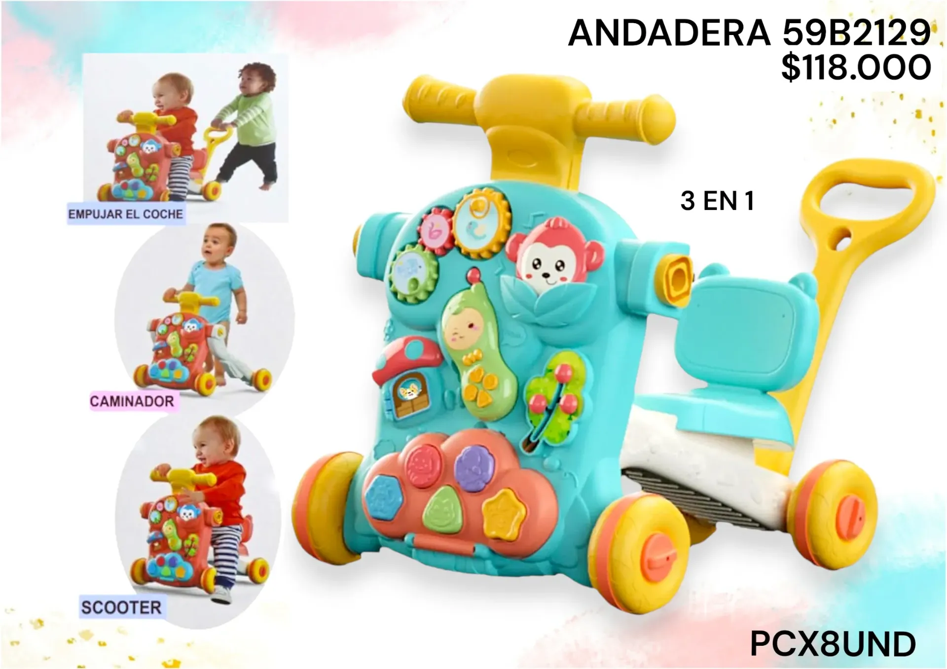 Andadera 59B2129 Pcx8Und
