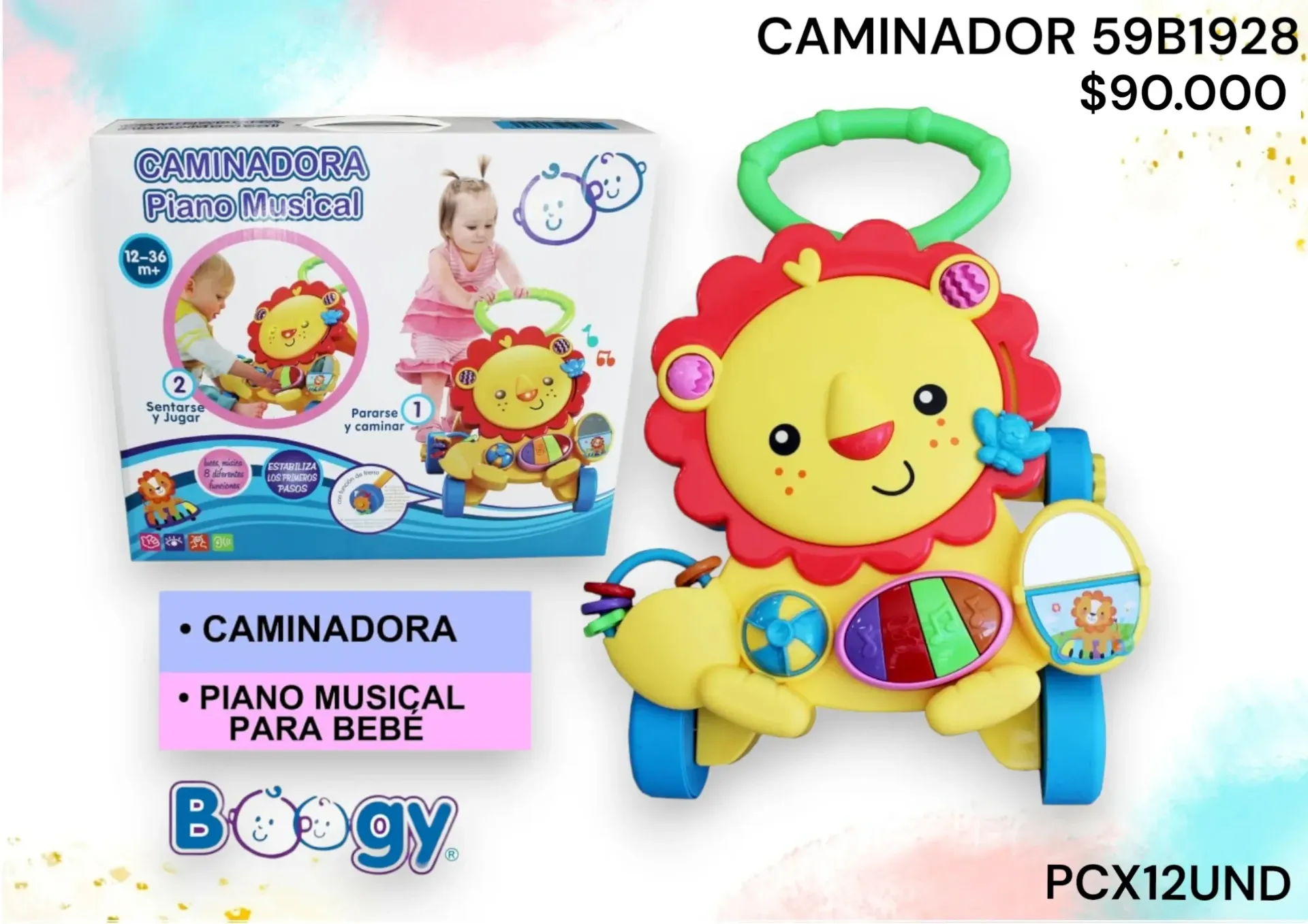 Andadera Musical 59B1928 Pcx12Und