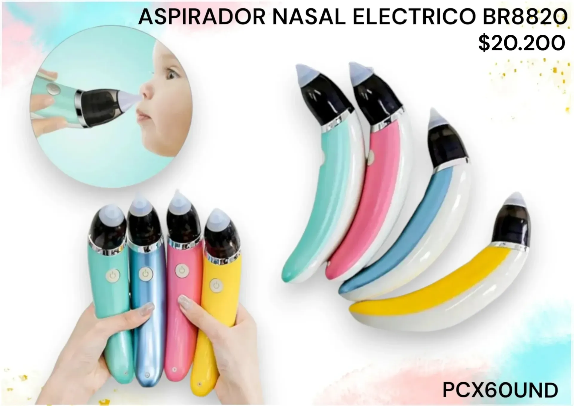 Aspirador Nasal Br8820/Hlt-890 *60Und