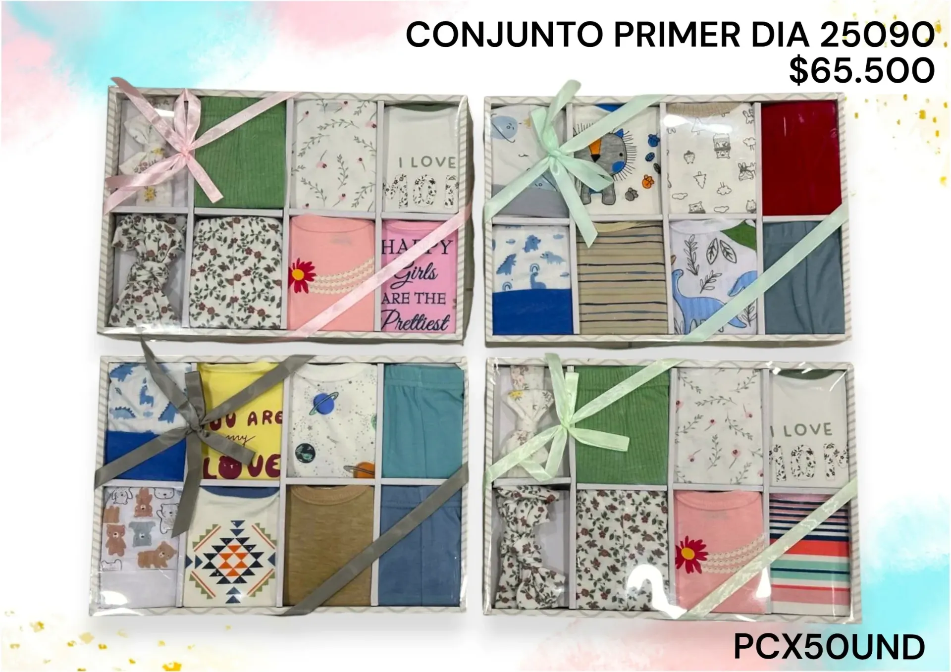 Conjunto Primer Dia Goh25090 Pcx50Und