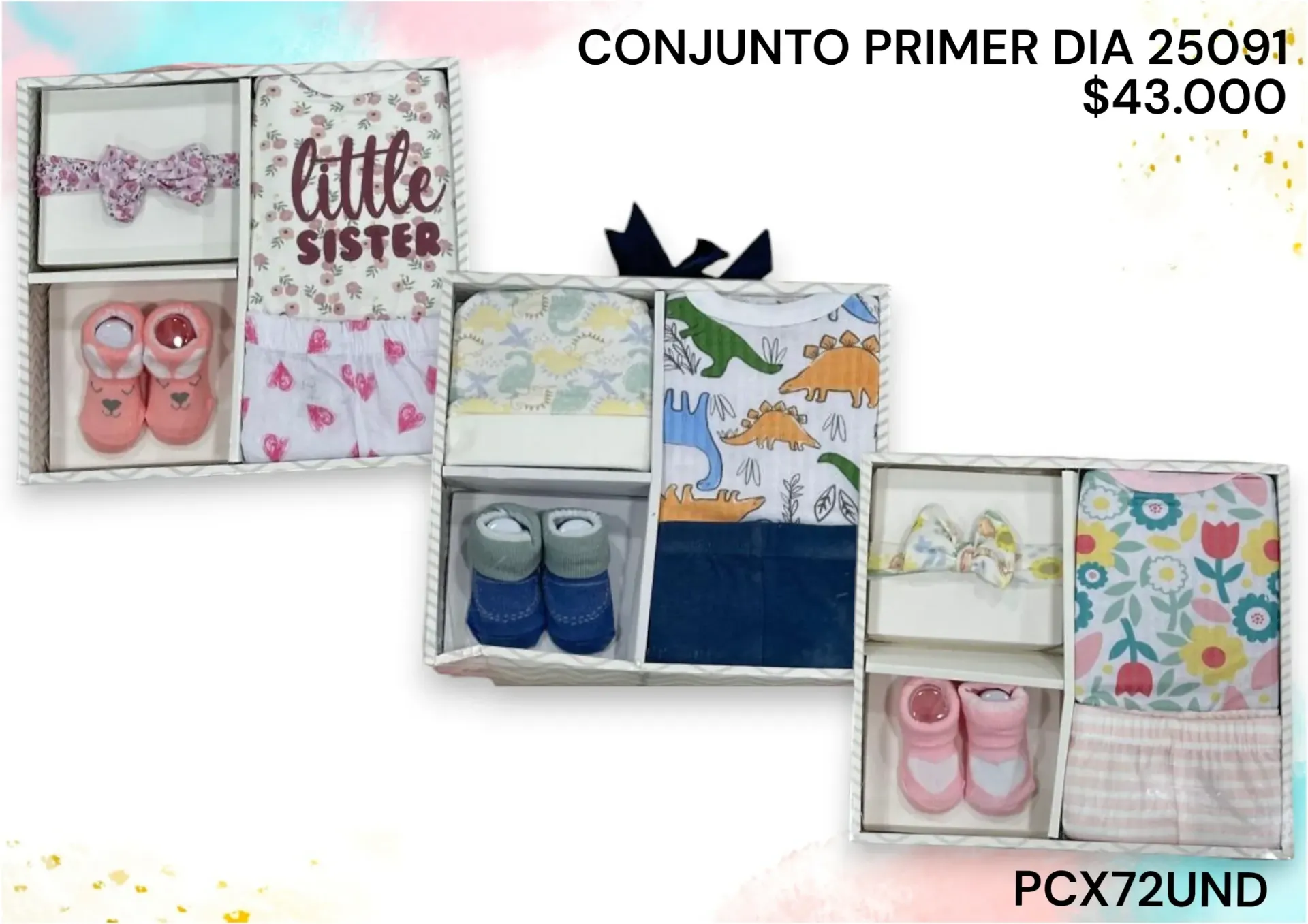 Conjunto Primer Dia Goh25091 Pcx72Und