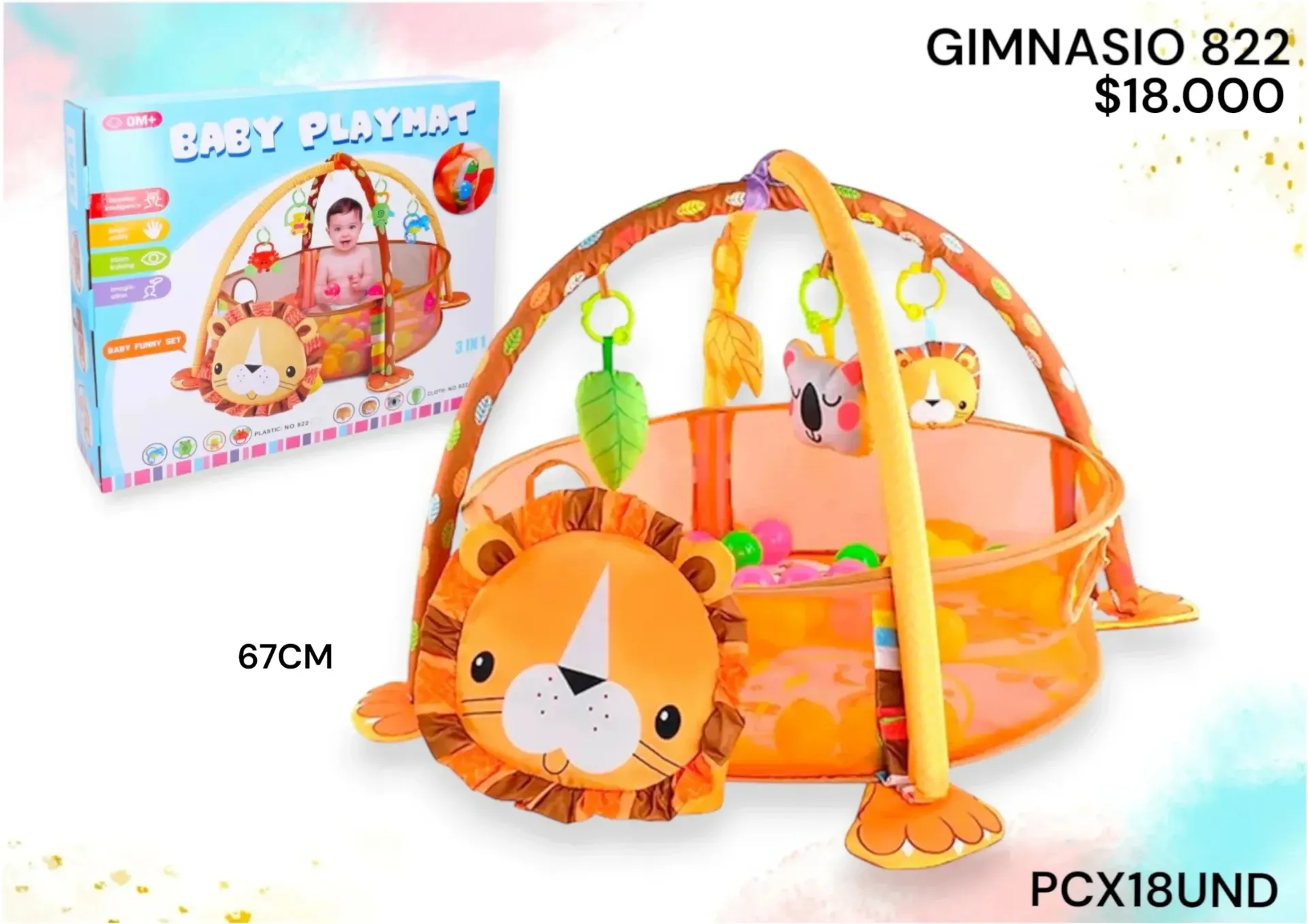 Gimnasio De Pelotas 822 Pcx18Und