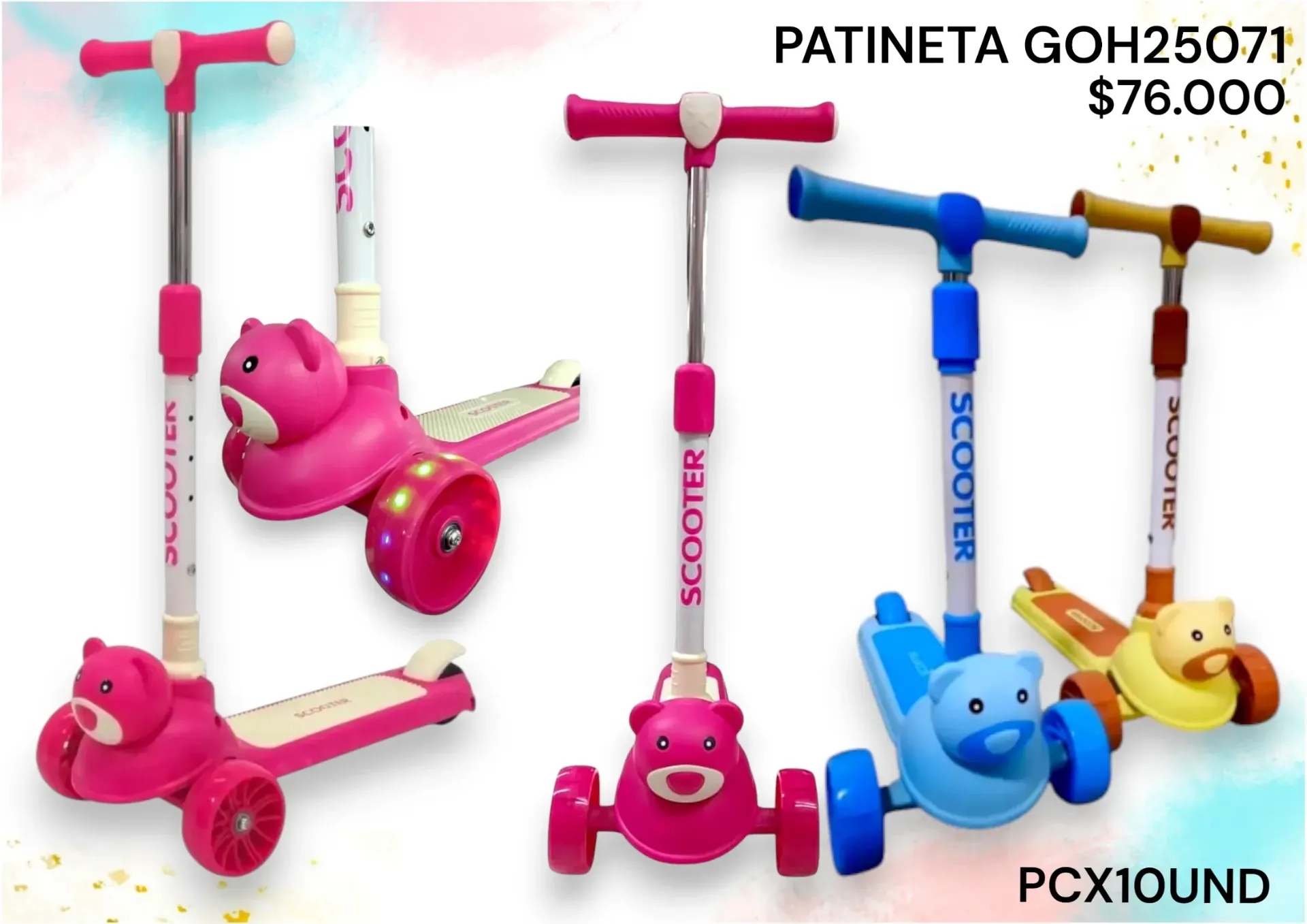 Patineta Goh25071 Pcx10Und