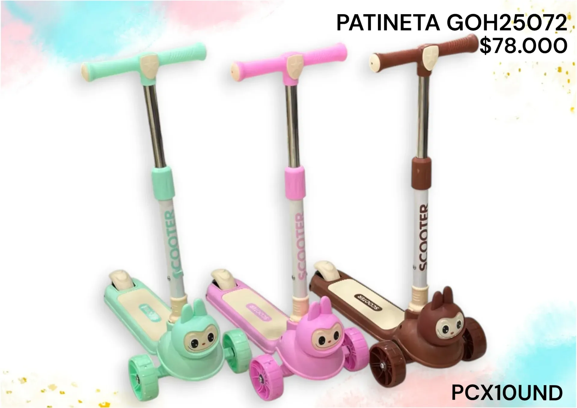 Patineta Goh25072 Pcx10Und