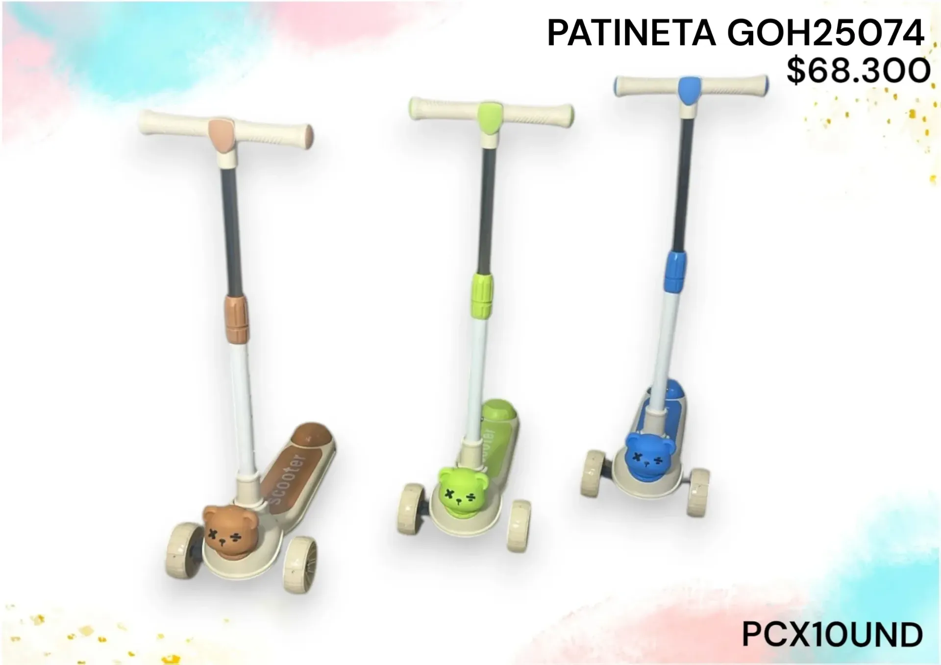 Patineta Goh25074 Pcx10Und