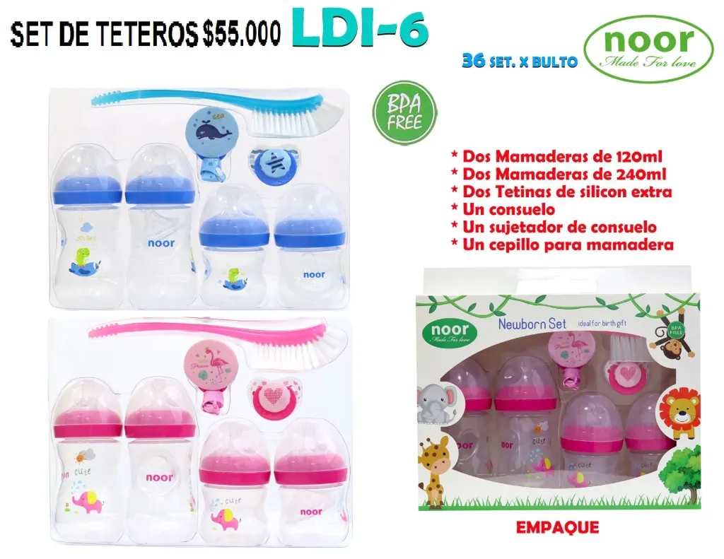 Set Tetero Ldi6*