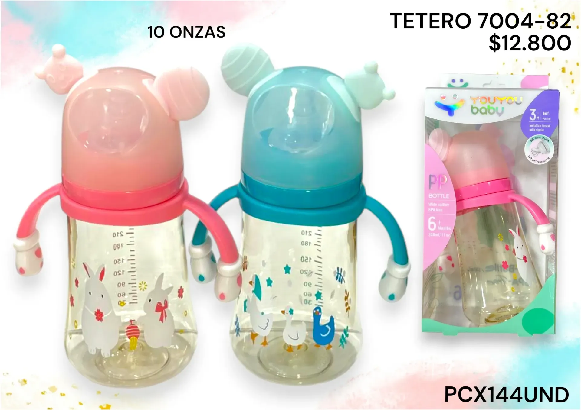 Tetero 7004-82 10Onz Pcx144Und