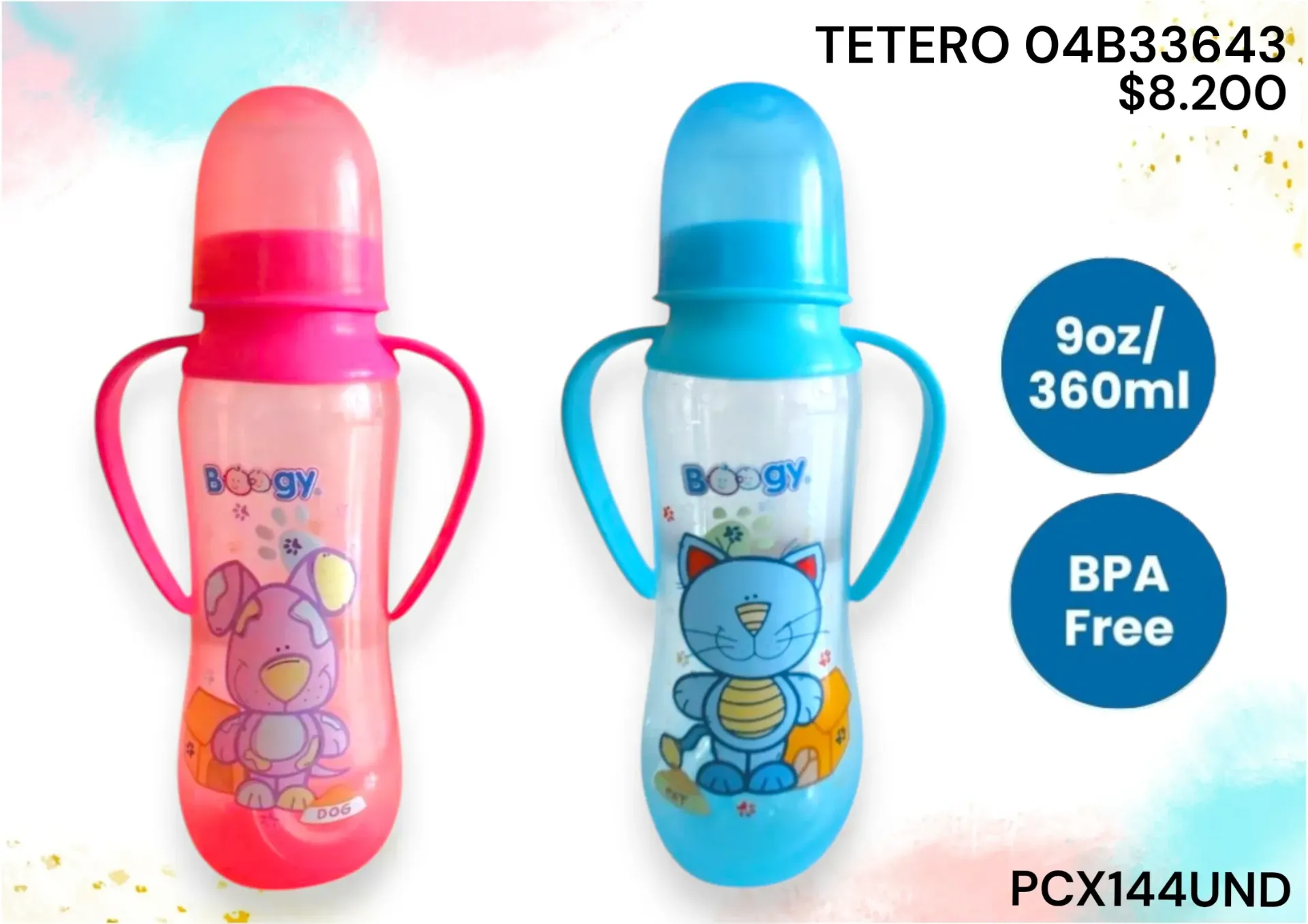 Tetero 33643 9Onz Pcx144Und