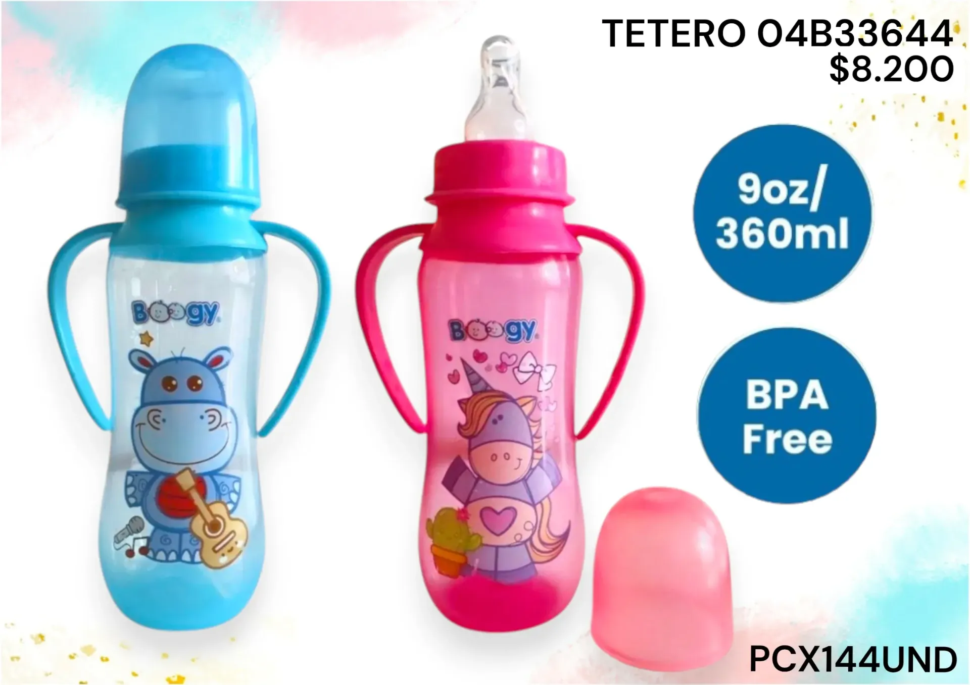 Tetero 33644 9Onz Pcx144Und