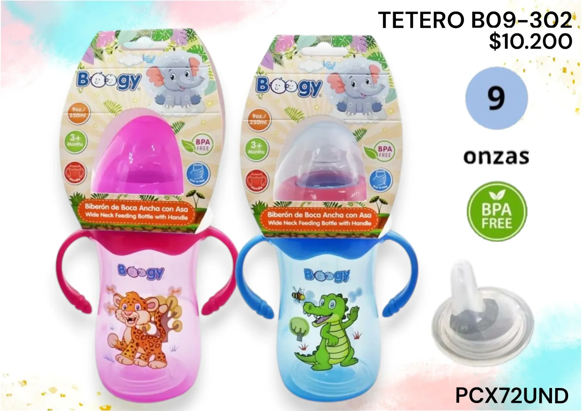 Tetero B09-302 9Onz Pcx72Und