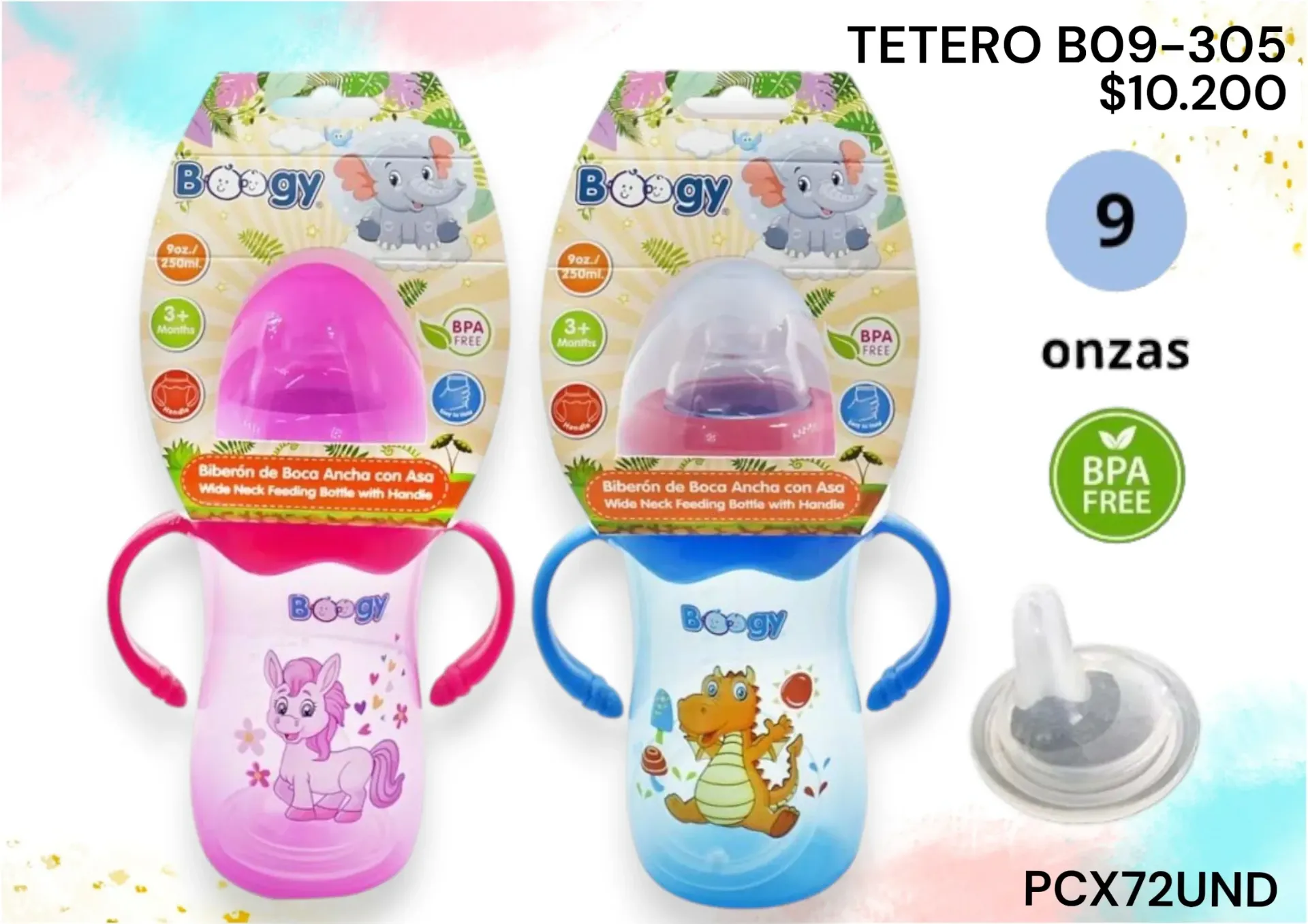 Tetero B09-305 9Onz Pcx72Und