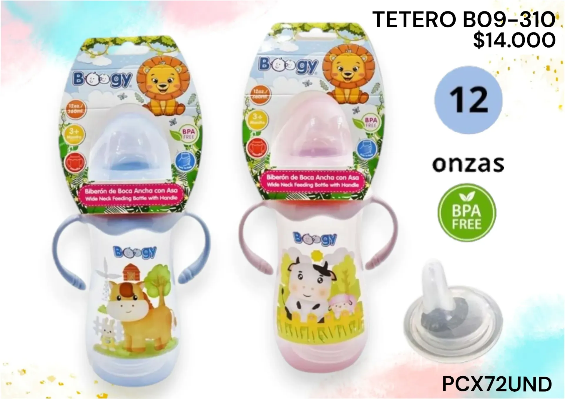 Tetero B12-310 12Onz Pcx72Und