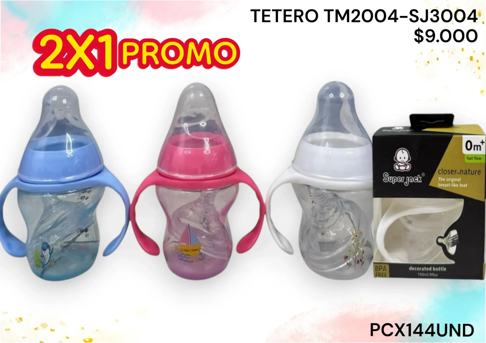 Tetero Tm2004-Sj3004 Promo 2X1 *144Und