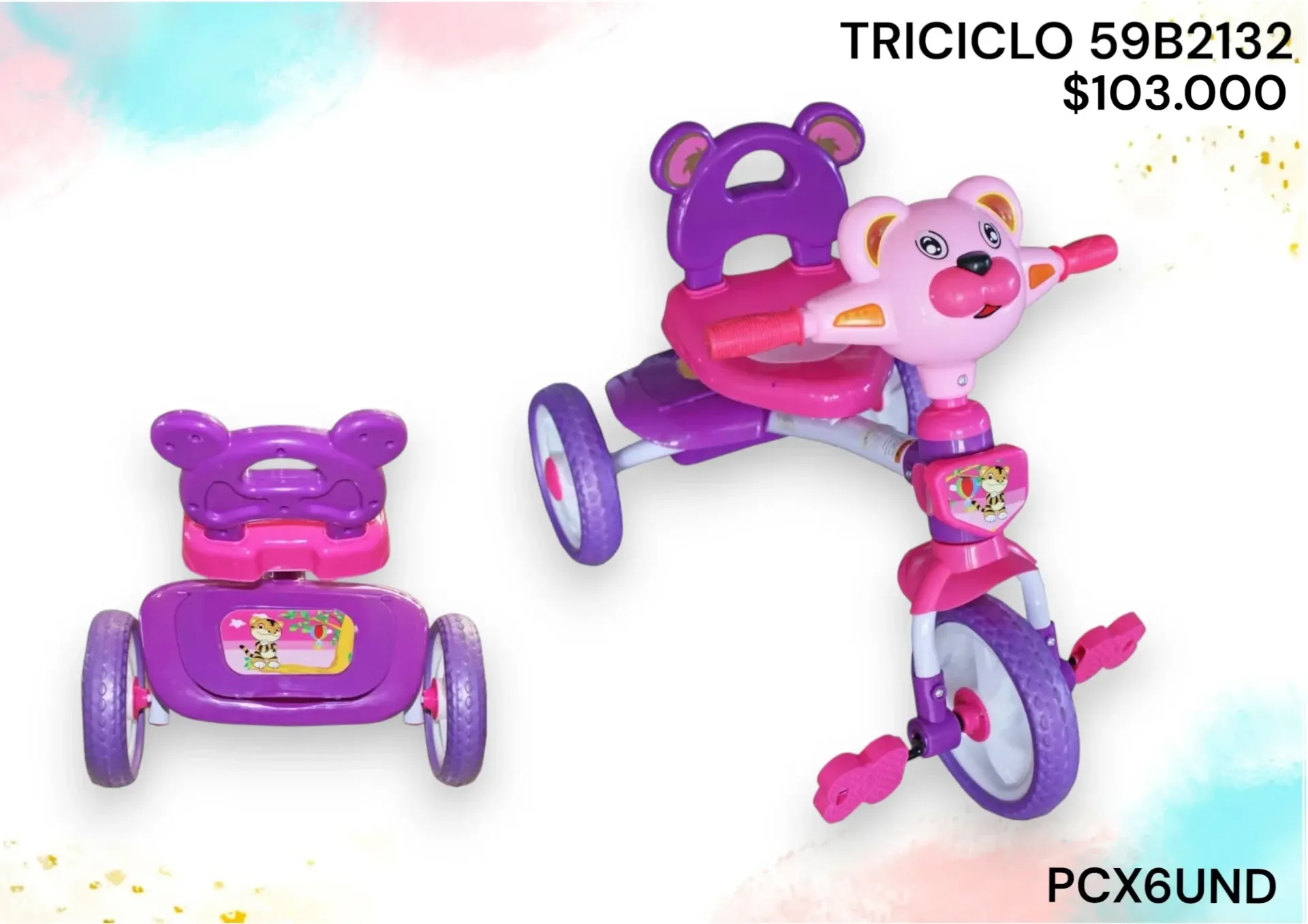 Triciclo 59B2132 Pcx6Und