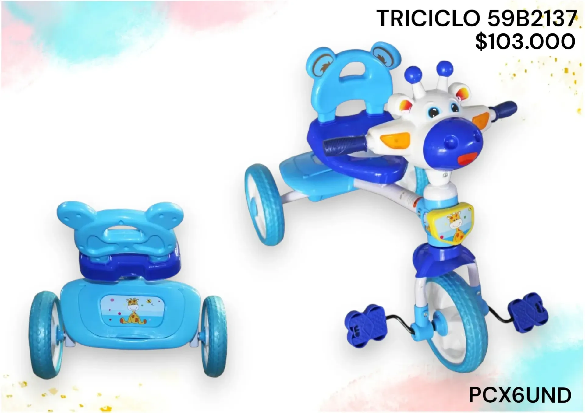 Triciclo 59B2137 Pcx6Und