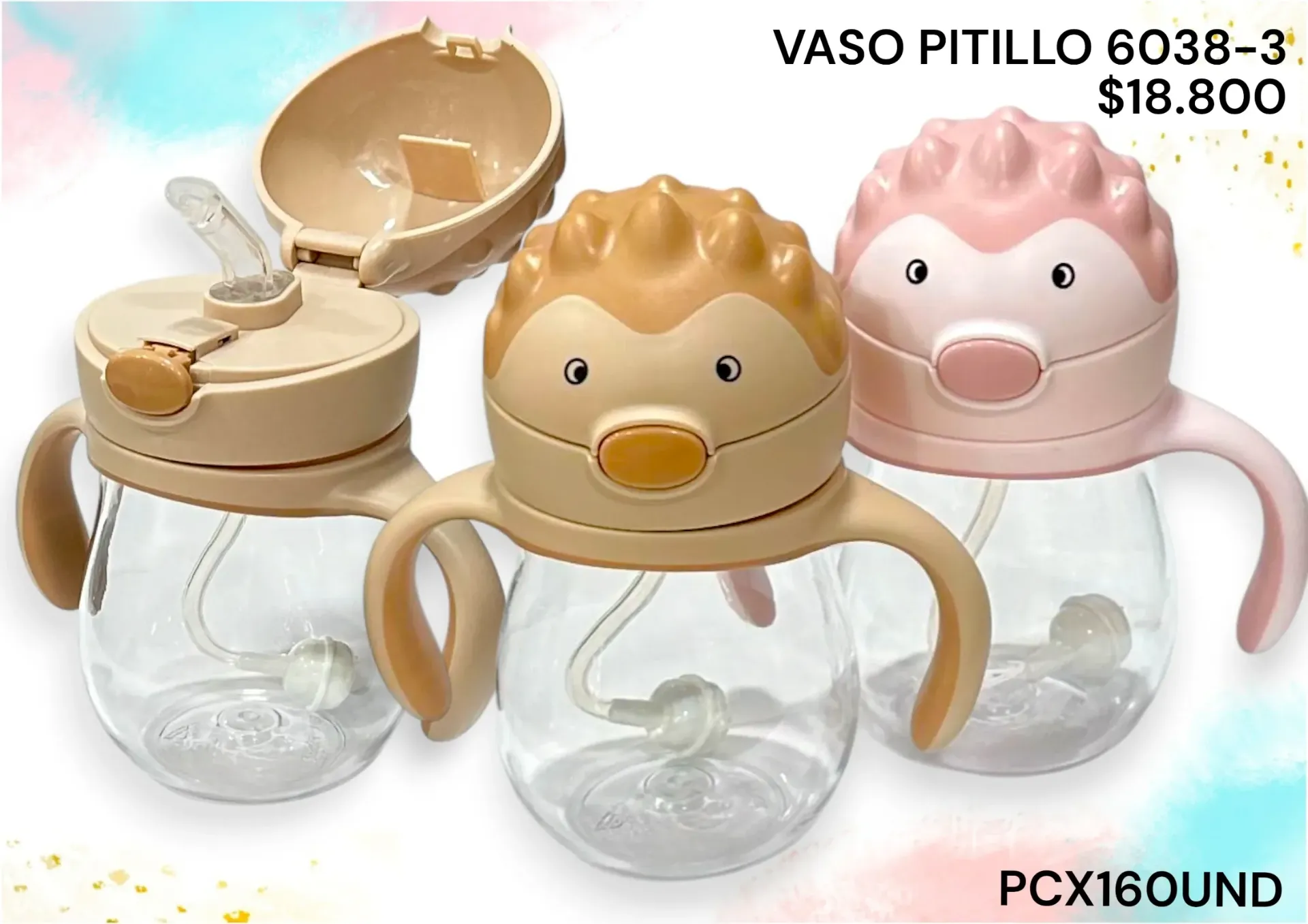 Vaso Pitillo 6038-3 4Onzas Pcx160Und